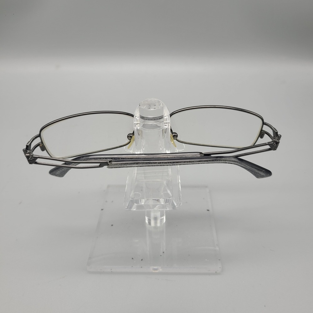 Emporio Armani Ea 9371 Chl Gunmetal Grey Rectangular Eyeglasses Frames Italy 135 View 2